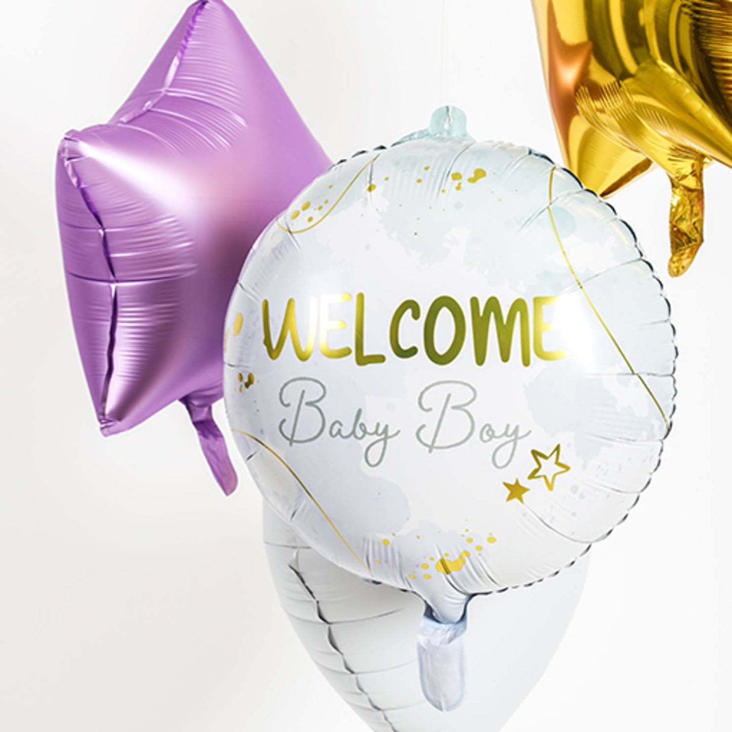 Folieballon welcome baby boy