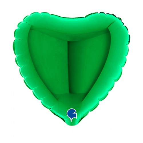 Folieballon hart groen