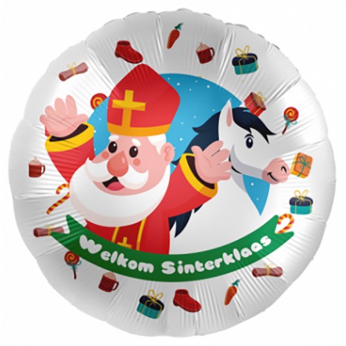 Folieballon welkom Sinterklaas